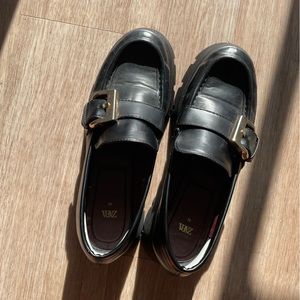 Black Platform Loafers